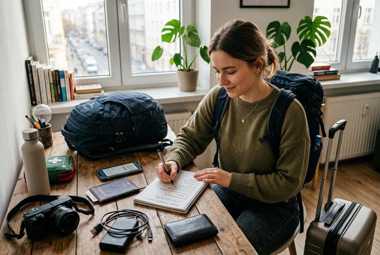 Checklista przed wyjazdem na pierwszą podróż solo