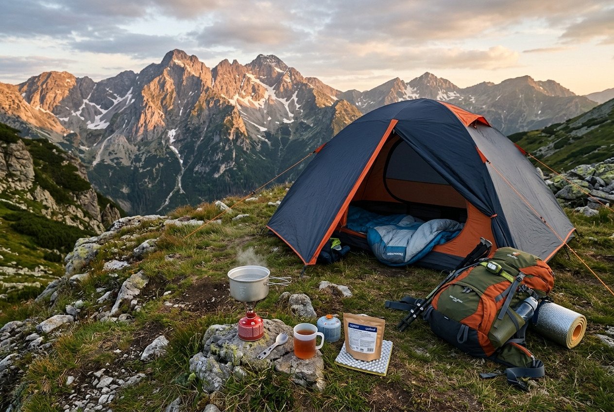 Co zabrać w góry — biwak, nocleg i gotowanie