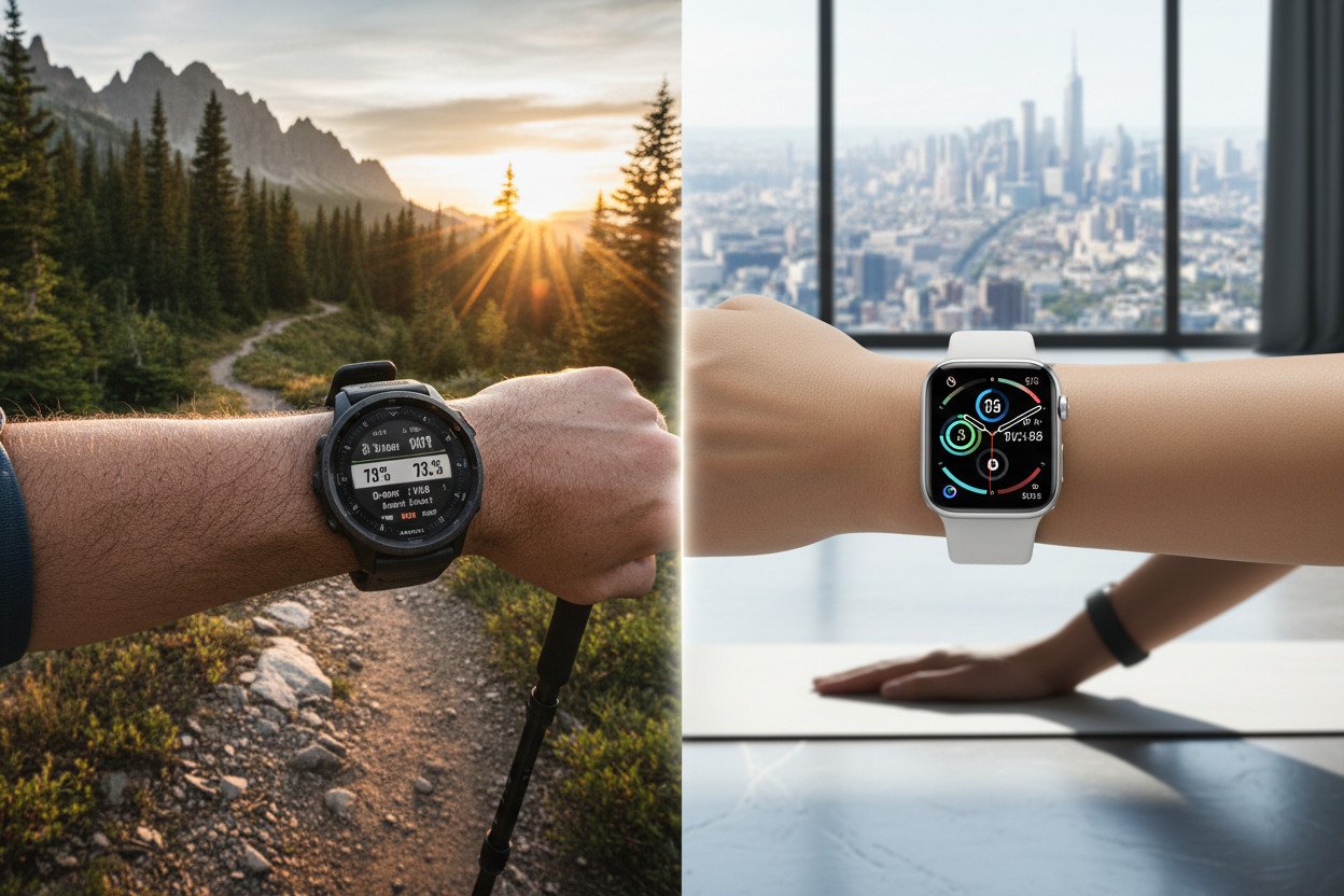 Garmin i Apple Watch — dwie szkoły myślenia o zegarku sportowym