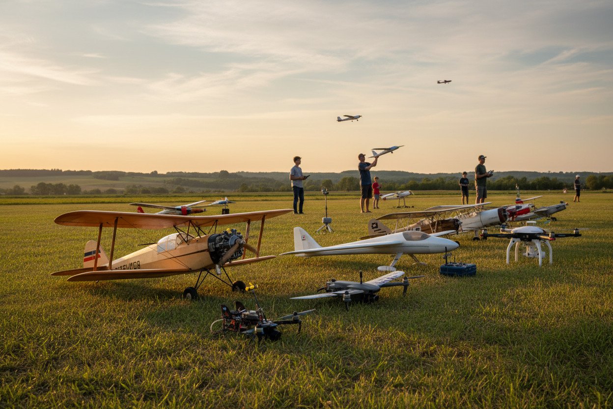 Jakie modele samolotów RC i drony hobby wchodzą w grę