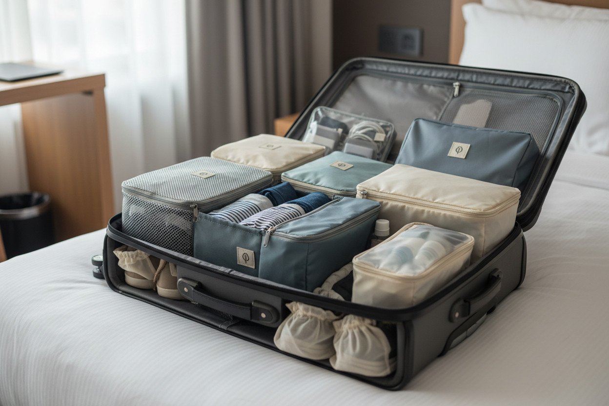 Organizery do walizki i packing cubes — system, który porządkuje chaos
