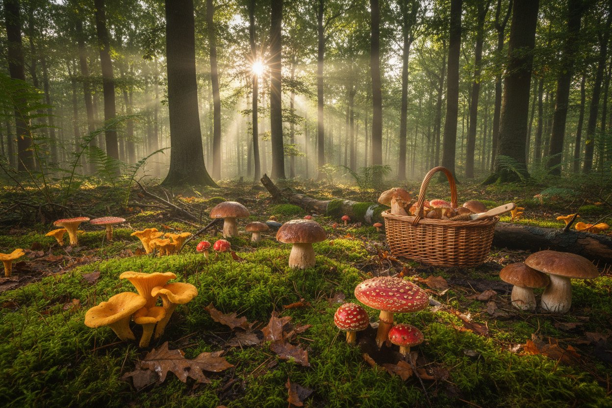 Sezon na grzybobranie — kiedy i po jakich warunkach wychodzić