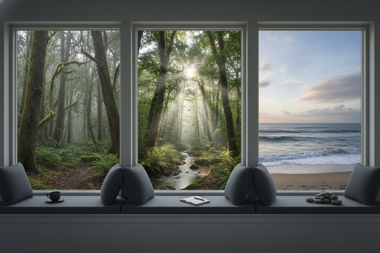 Szum deszczu, dźwięki lasu i ocean — który wybrać i kiedy