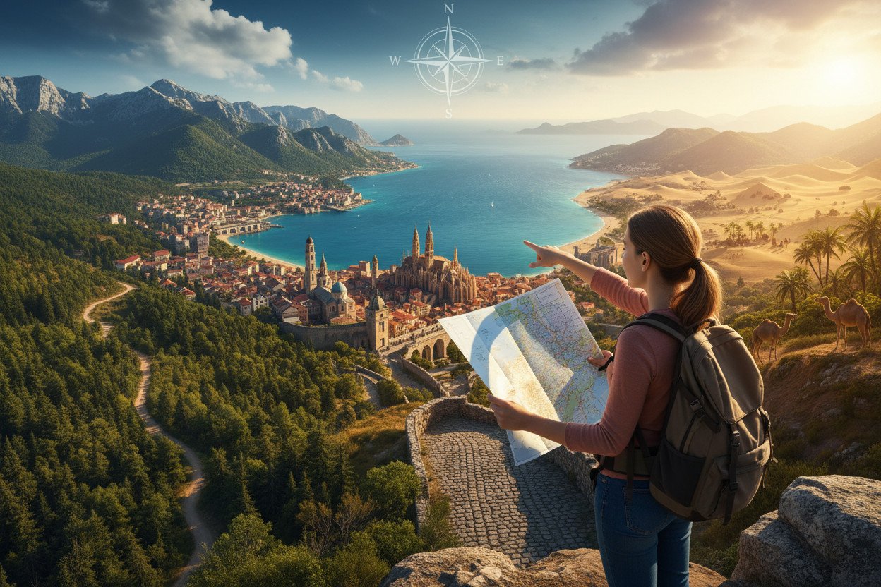 Wybór destynacji na pierwszą samotną wyprawę