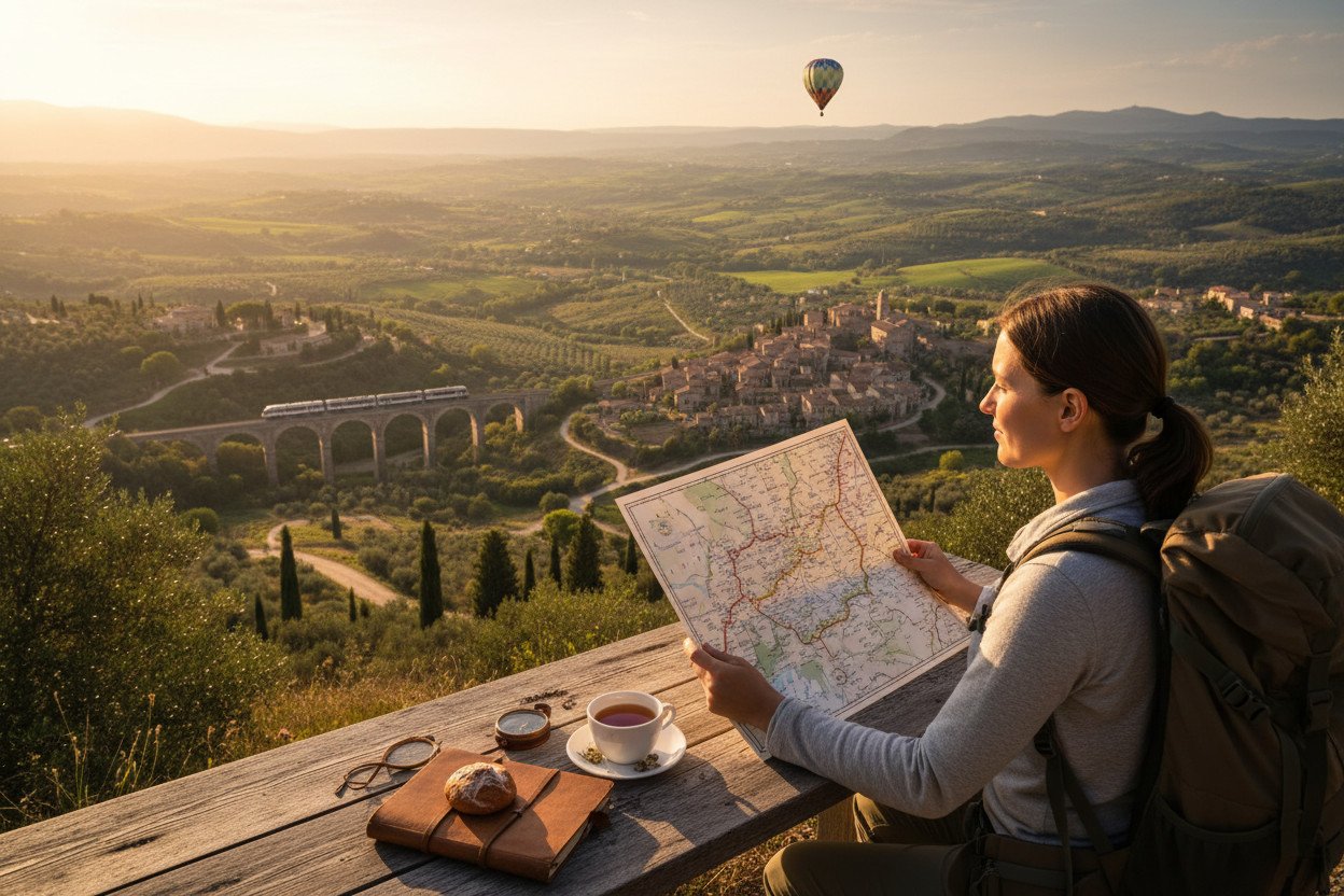 Wybór miejsca i sposób planowania trasy slow travel