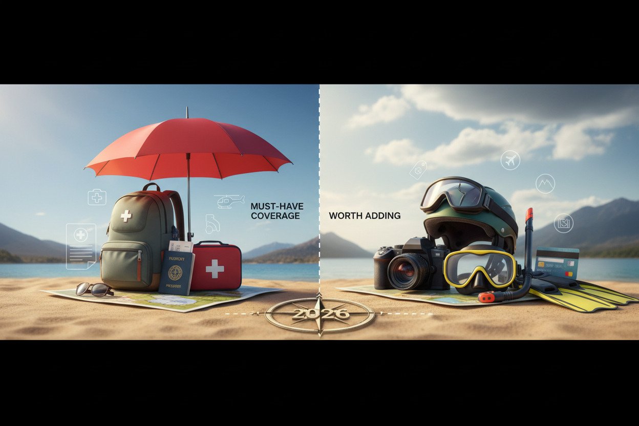 Zakres ochrony w polisie turystycznej — co musi być, a co warto dołożyć